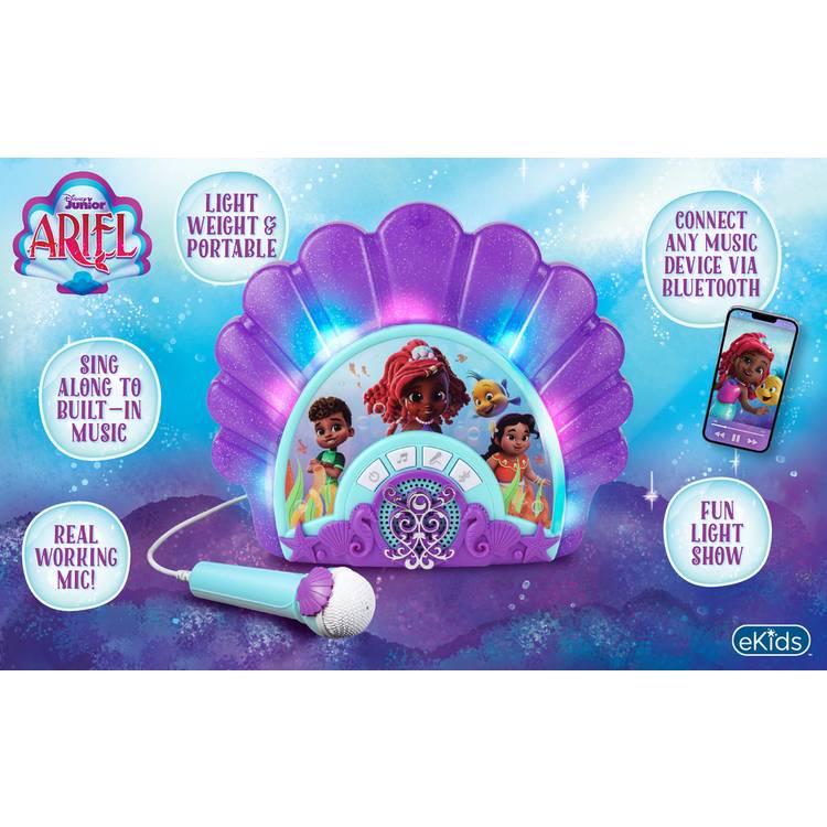 Disney Ariel Bluetooth sing along boombox (British brand)