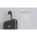 Juice 5000mAh black power bank - British product