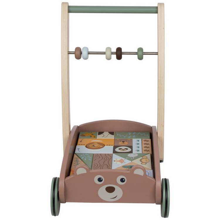 Chad Valley Bear wooden walker (British brand)