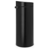 Brabantia touch top bin matt black 30 litre, UK version