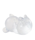 Lalique Meng-Meng Panda crystal sculpture, UK version