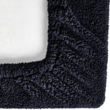 Argos Home navy fleece fitted sheet single - British product