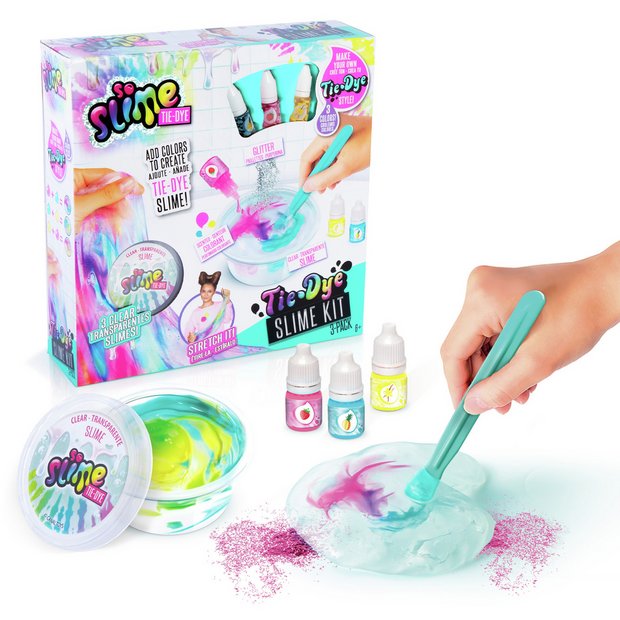 So Slime tie and dye slime craft kit - British product