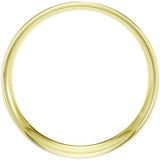 Wedfit yellow gold flat court wedding band 5mm, UK version