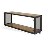 Argos Home wall rack oak H35 W80 D21.5cm, imported from the UK
