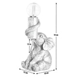 Argos Home Nelly elephant table lamp silver (British brand)