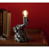 Argos Home Nelly elephant table lamp silver (British brand)