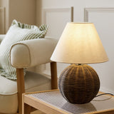 Argos Home wicker ball table lamp - British product