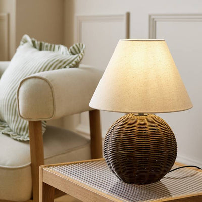 Argos Argos Home Wicker Ball Table Lamp - Natural- Buy online at McGrocer