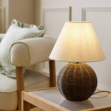 Argos Argos Home Wicker Ball Table Lamp - Natural- Buy online at McGrocer
