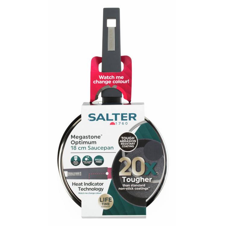 Salter Megastone Optimum saucepan 18cm - British product