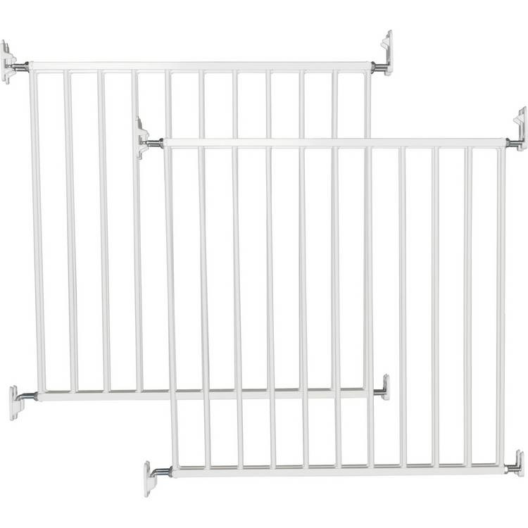 BabyDan No Trip safety gate twin pack for stairs, UK version