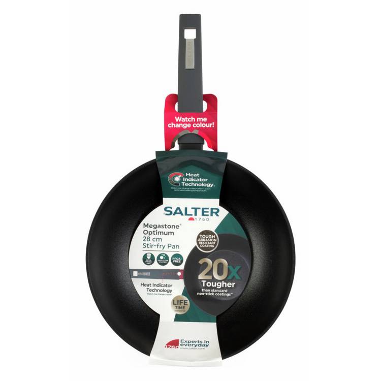 Salter Megastone Optimum stir fry pan 28cm, UK version