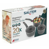 Salter 3 piece pan set grey, UK version