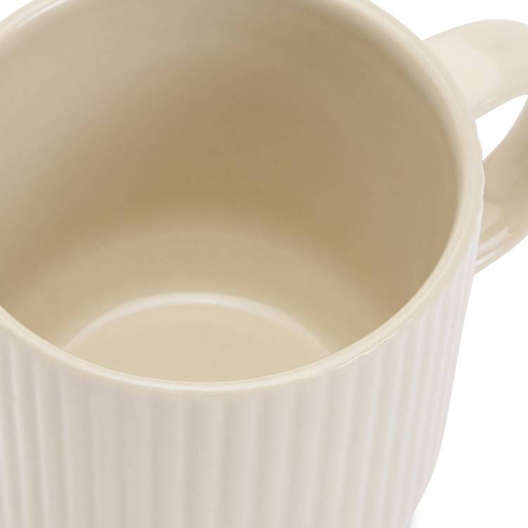 Argos Home stoneware mugs set of 4 cream, UK version