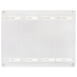 Magnetic acrylic weekly planner for fridge - British product