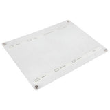 Magnetic acrylic weekly planner for fridge - British product