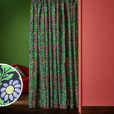 Argos Habitat x Morris & Co. Blackthorn Curtains Green - 117x137cm- Buy online at McGrocer