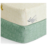 Argos Habitat Cotton Jersey Safari Twin Nursery Fitted Sheet for Moses Basket (75cm x 30cm)- Buy online at McGrocer