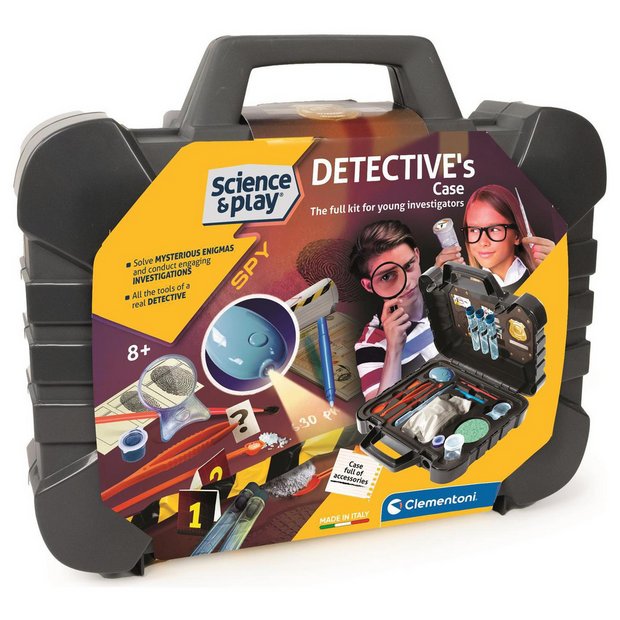 Clementoni forensic detective set for children ages 8 and up - British product