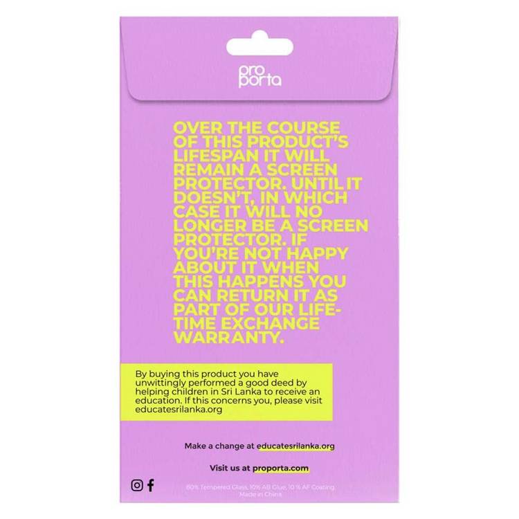 Proporta Galaxy S25 Ultra screen protector (British brand)