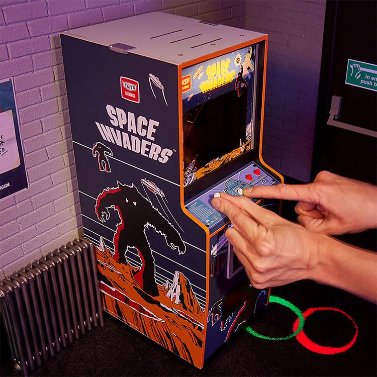 Numskull Taito Space Invaders quarter-scale tabletop arcade machine - British product