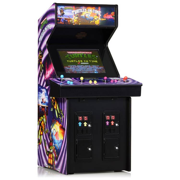 TMNT Turtles in Time quarter-scale arcade machine - British product