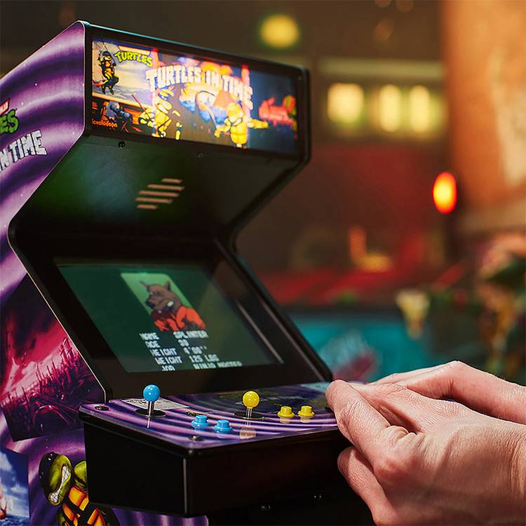 TMNT Turtles in Time quarter-scale arcade machine - British product