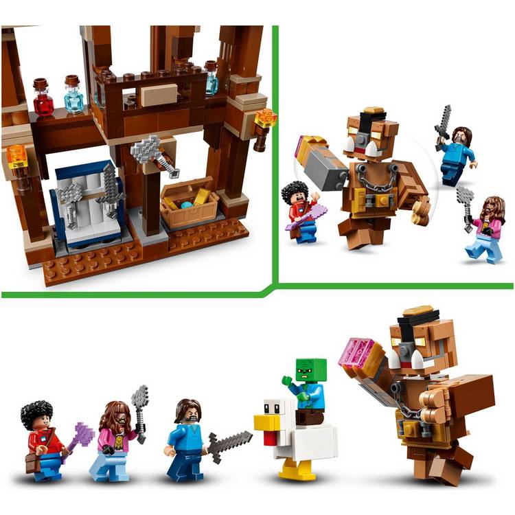 LEGO Minecraft Woodland Mansion Fighting Ring toy set, UK version