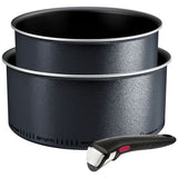 Tefal So Light aluminium saucepan set 3 piece, imported from the UK