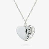 Argos Revere Opening Heart Padlock Pendant Necklace 55cm- Buy online at McGrocer
