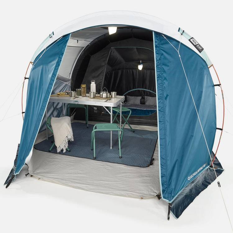 Decathlon Arpenaz Fresh & Black camping tent 4 person, imported from the UK