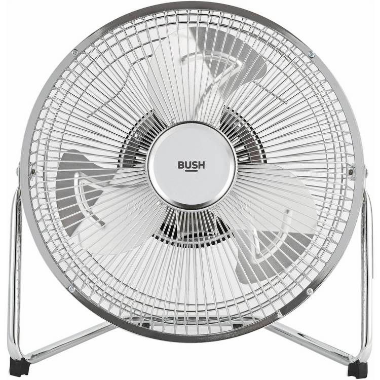 Bush 9 inch chrome desk fan, imported from the UK