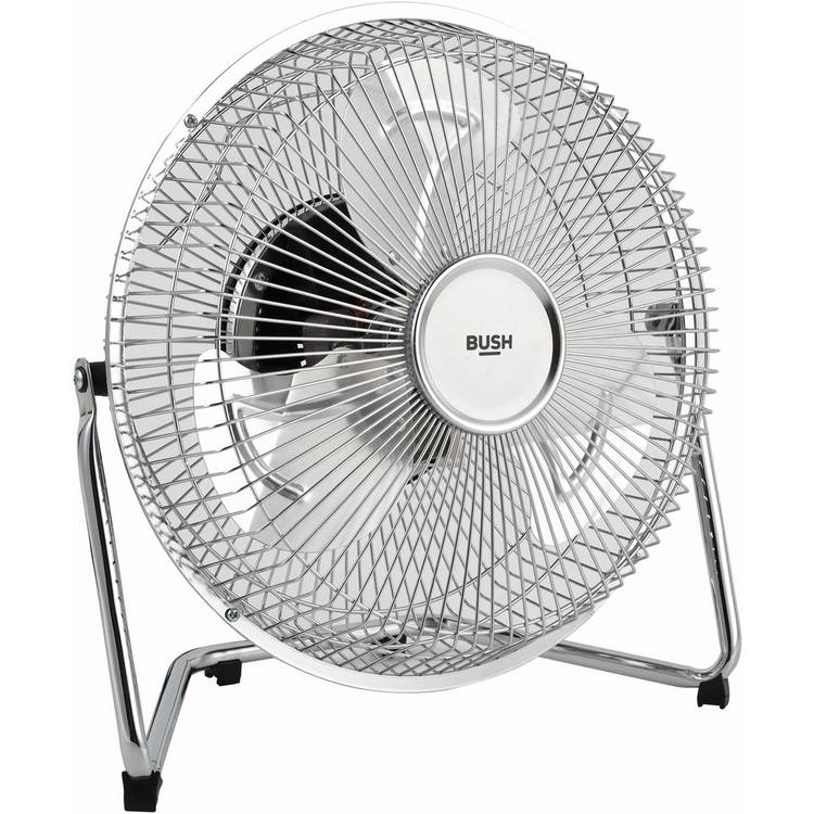 Bush 9 inch chrome desk fan, imported from the UK