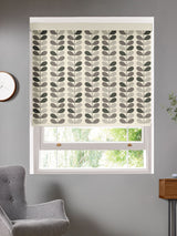 Next Orla Kiely Grey Multi Stem Made To Measure Roller Blind- Buy online at McGrocer
