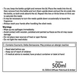 Habitat reed diffuser Patchouli and Amber 500ml - British product