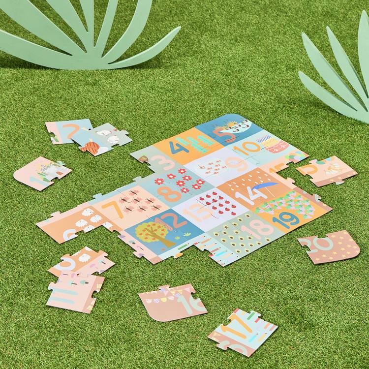 Chad Valley numbers floor puzzle 30 piece (British brand)