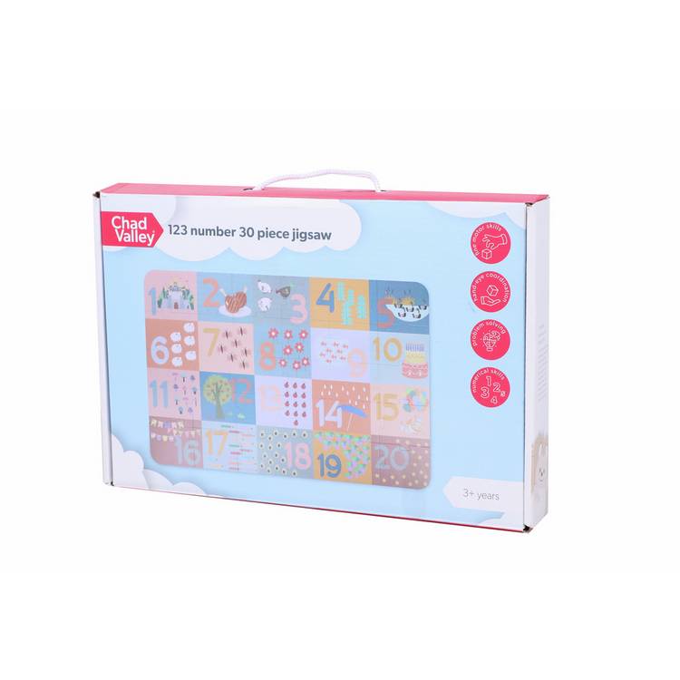 Chad Valley numbers floor puzzle 30 piece (British brand)