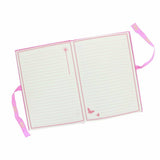 Wicked pink A5 casebound notebook, UK version