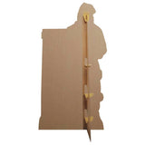 Star Cutouts life-size Santa cardboard cutout with blank sign (British brand)
