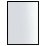 Home Essentials black wall mirror 90x65cm (British brand)