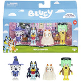 Bluey character figures Halloween party 4 pack, UK version