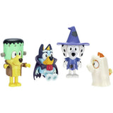 Bluey character figures Halloween party 4 pack, UK version