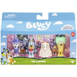 Bluey character figures Halloween party 4 pack, UK version