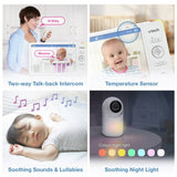 VTech 7-inch baby monitor with HD screen and night vision - British product
