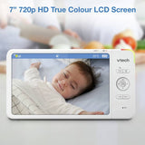 VTech 7-inch baby monitor with HD screen and night vision - British product