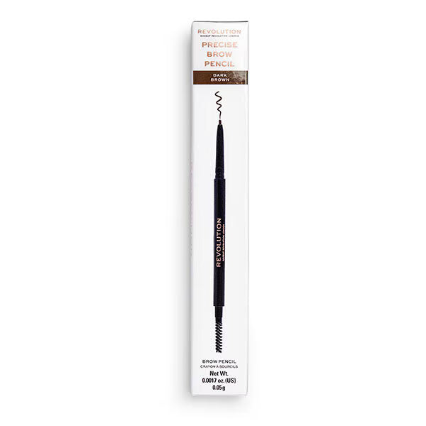Revolution Precise Brow Pencil Dark Brown (British brand)
