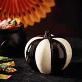 Argos Argos Home Black & White Stripe Pumpkin Halloween Decoration, 12.5cm- Buy online at McGrocer