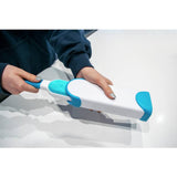 Pet fur remover double-sided brush with self-cleaning base, imported from the UK