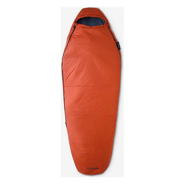 Decathlon MT500 twin trekking sleeping bag orange, imported from the UK